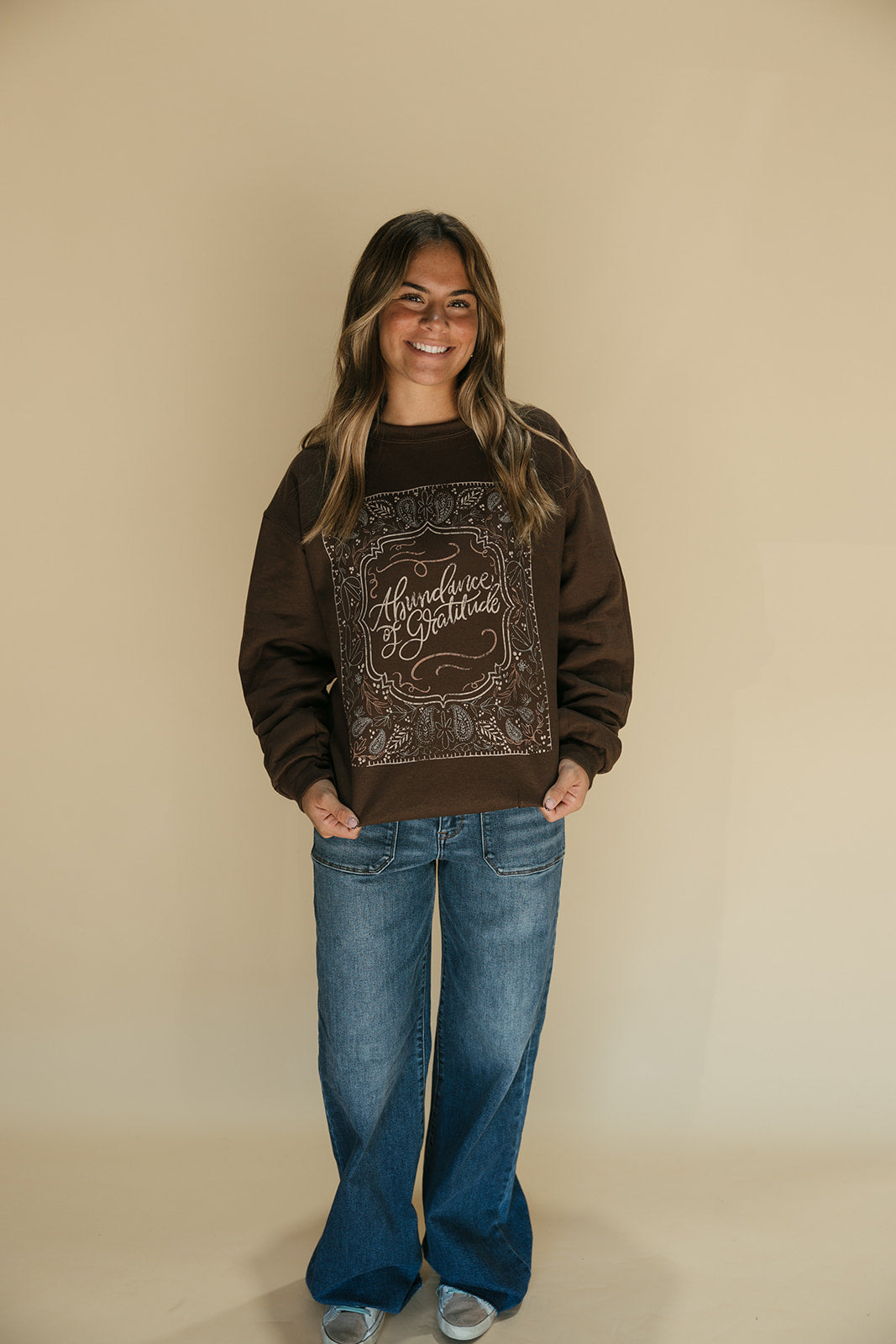Abundance Of Gratitude Graphic Sweatshirt