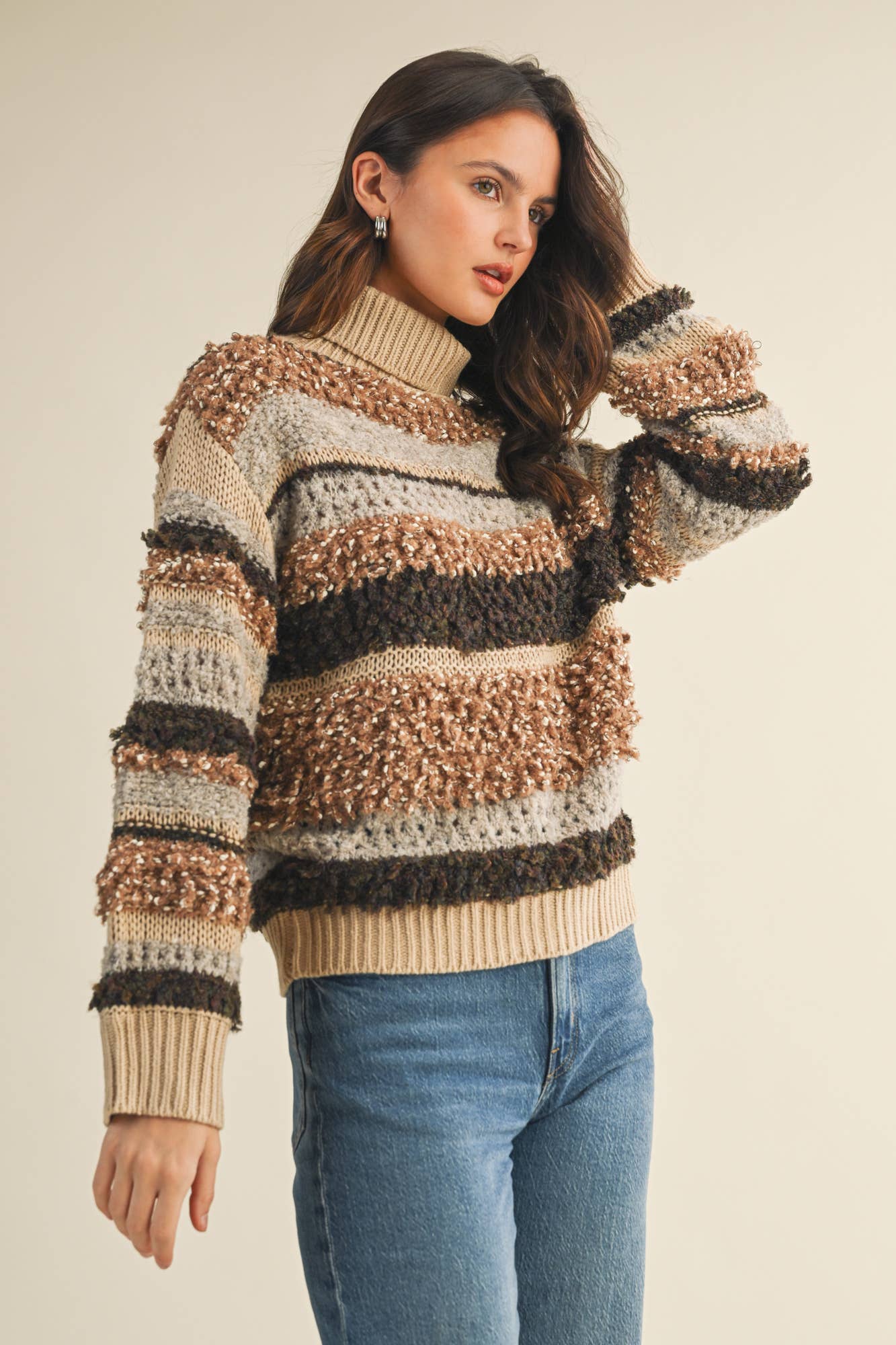 Turtleneck Sweater Top
