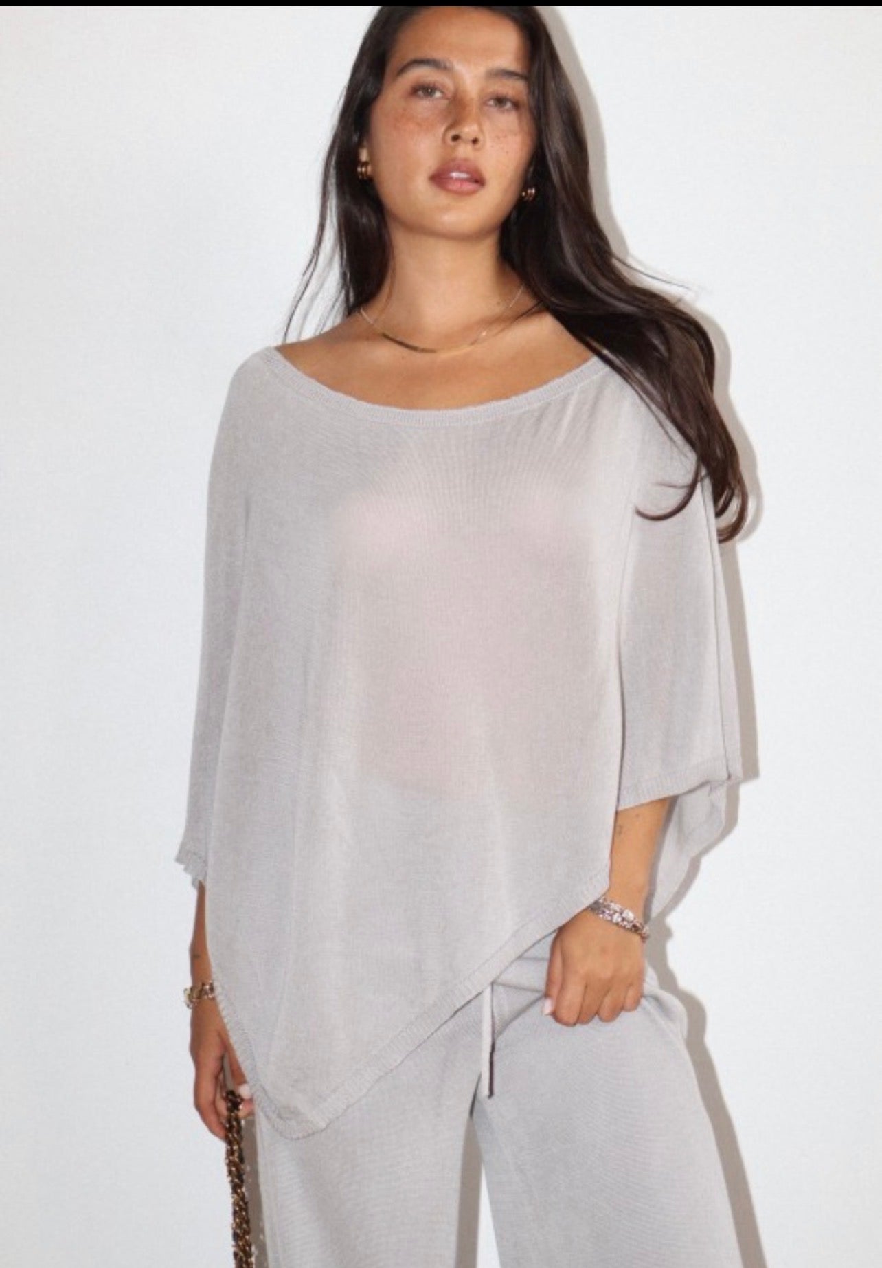 Off the Shoulder Knit Top