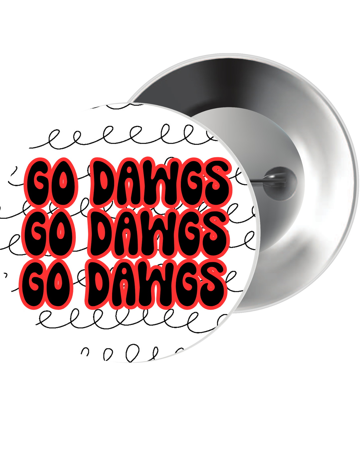 Georgia | Go Dawgs Button Pin