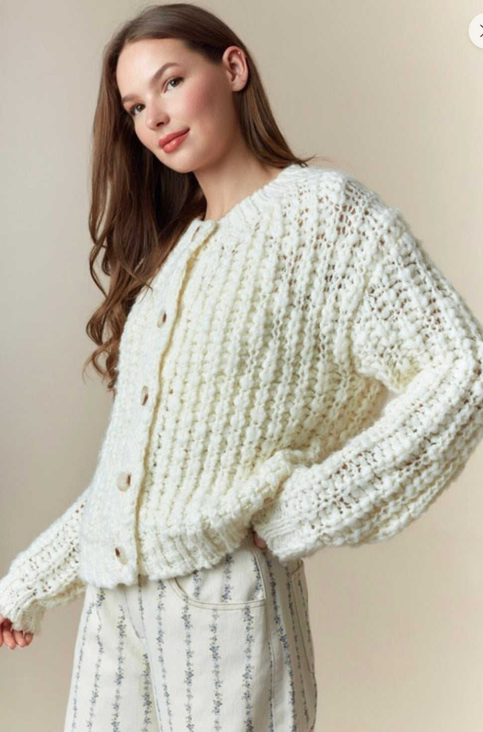 Front Button Down Cardigan