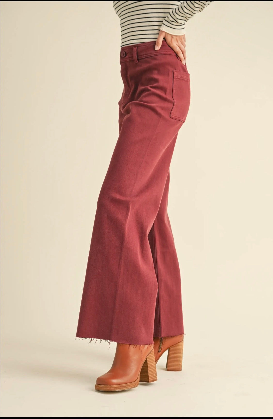 Straight Wide Leg Denim