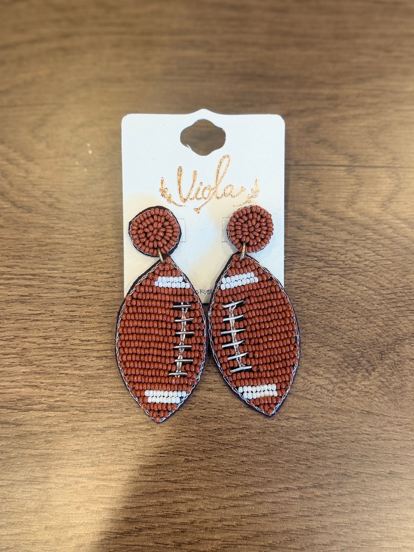Sport Football Touchdown Earrings