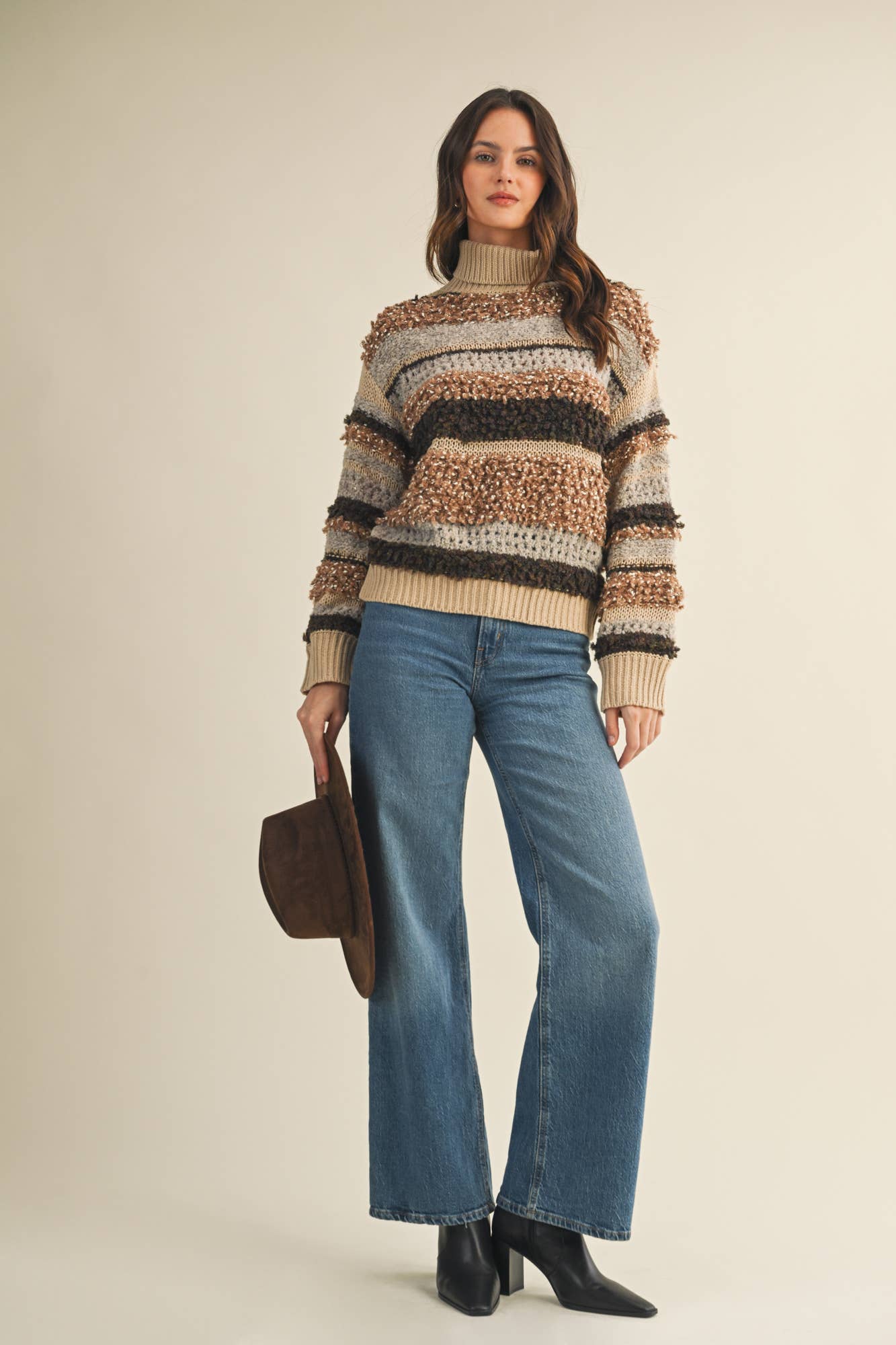 Turtleneck Sweater Top