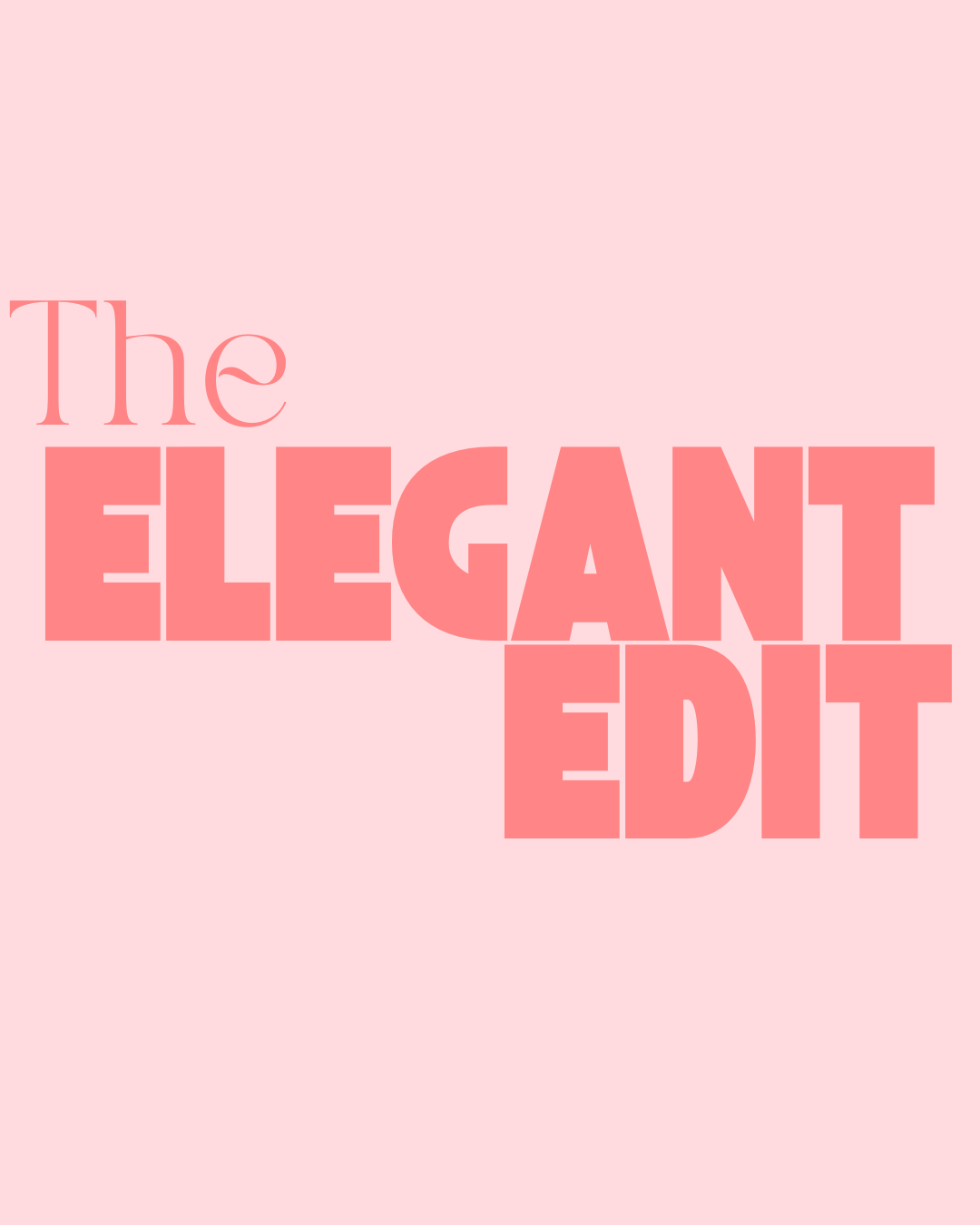 The Elegant Edit - metal jewelry