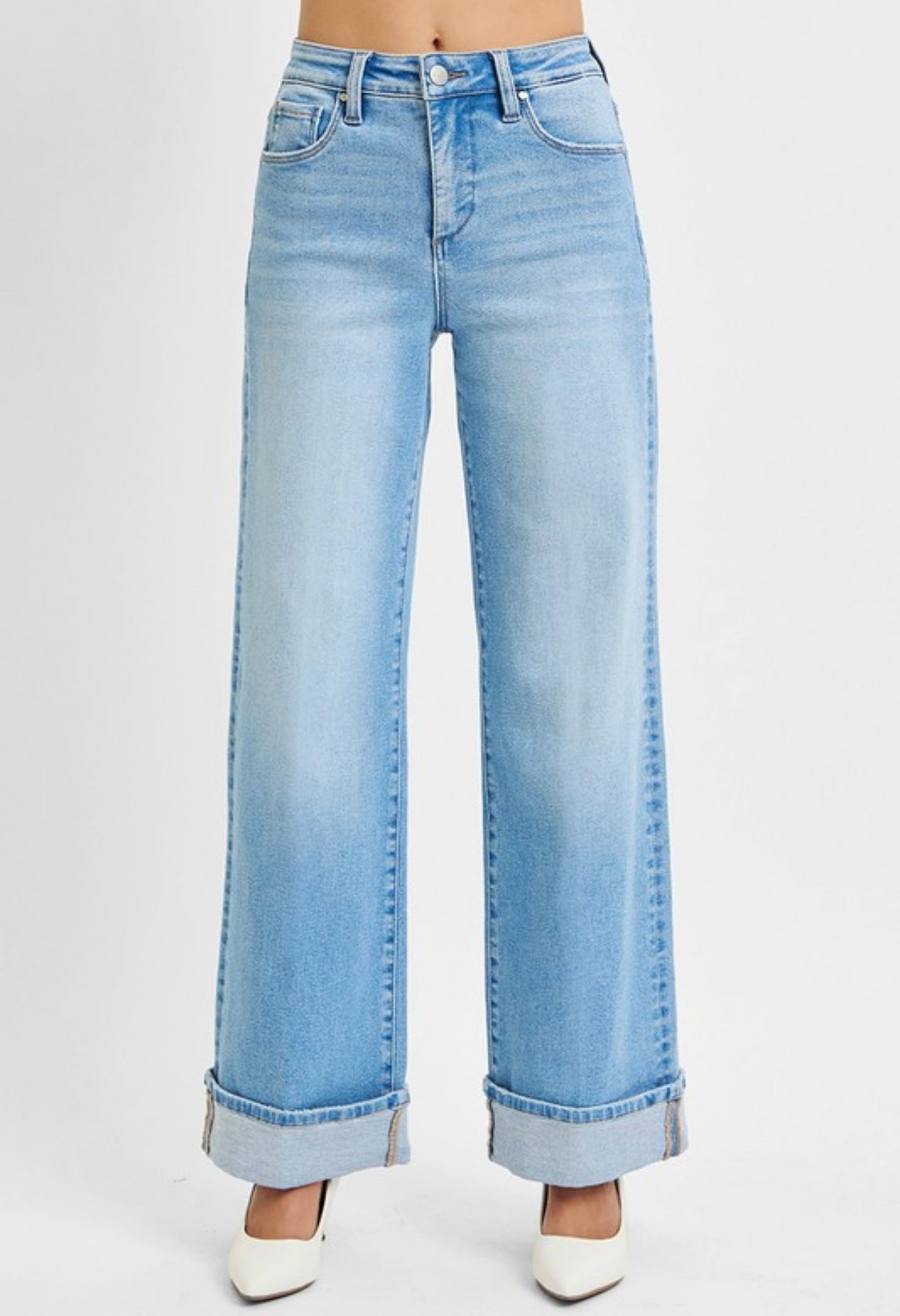 Risen High Rise Long Cuffed