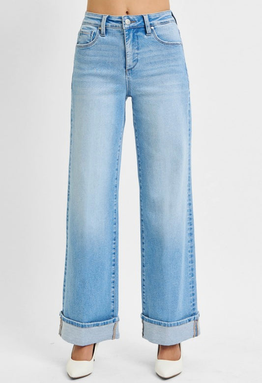 Risen High Rise Long Cuffed