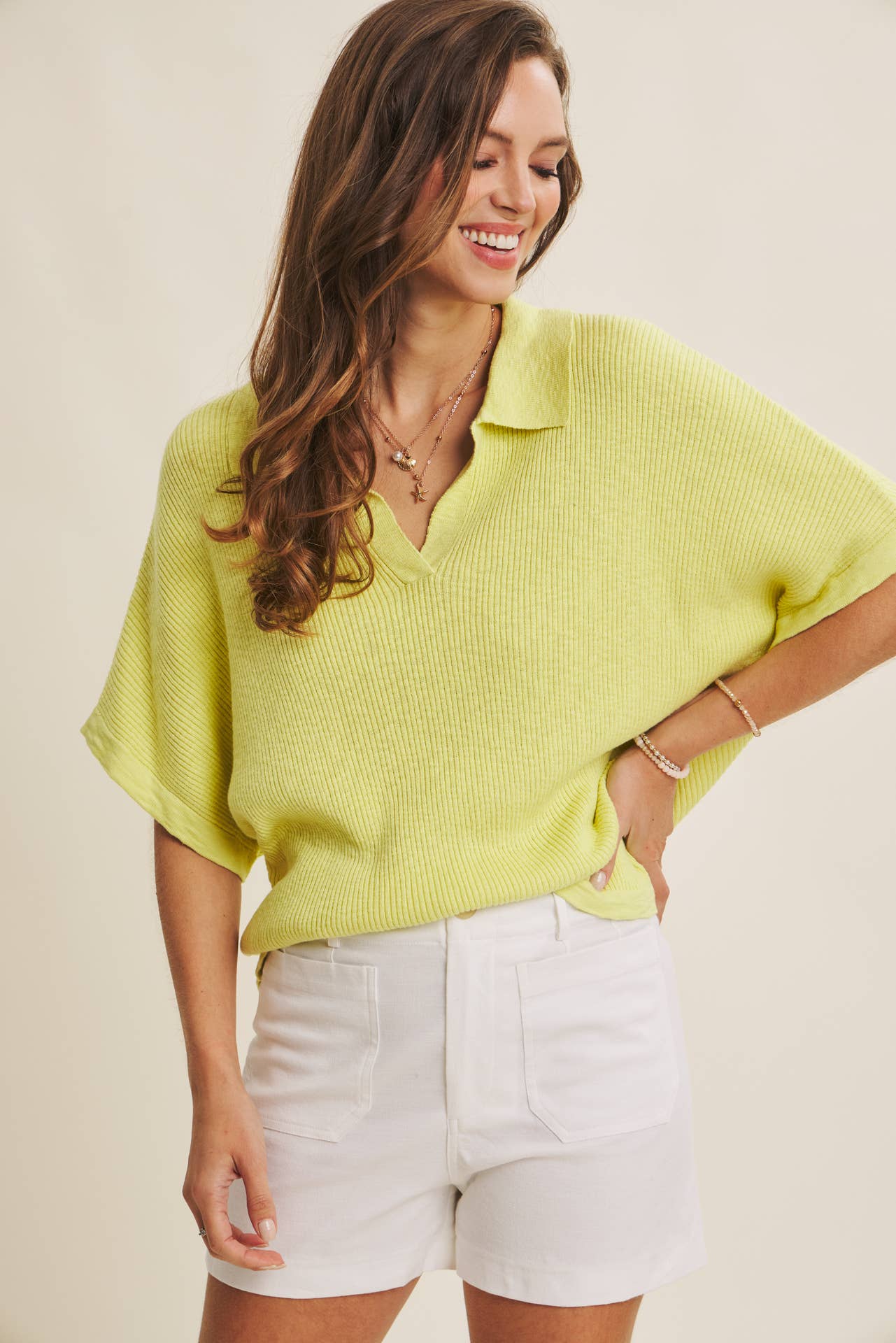 Morning Market Dolman Slvs Knit Top
