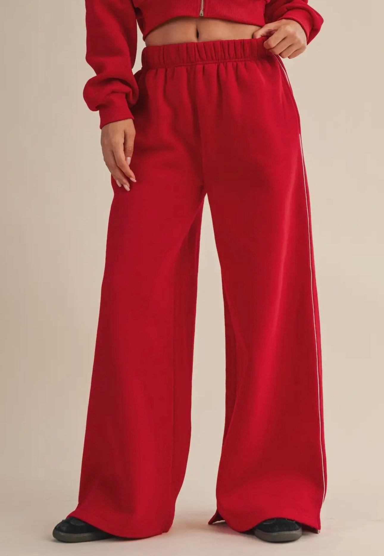 Core Cozy Fleece Wide Leg Sweatpants