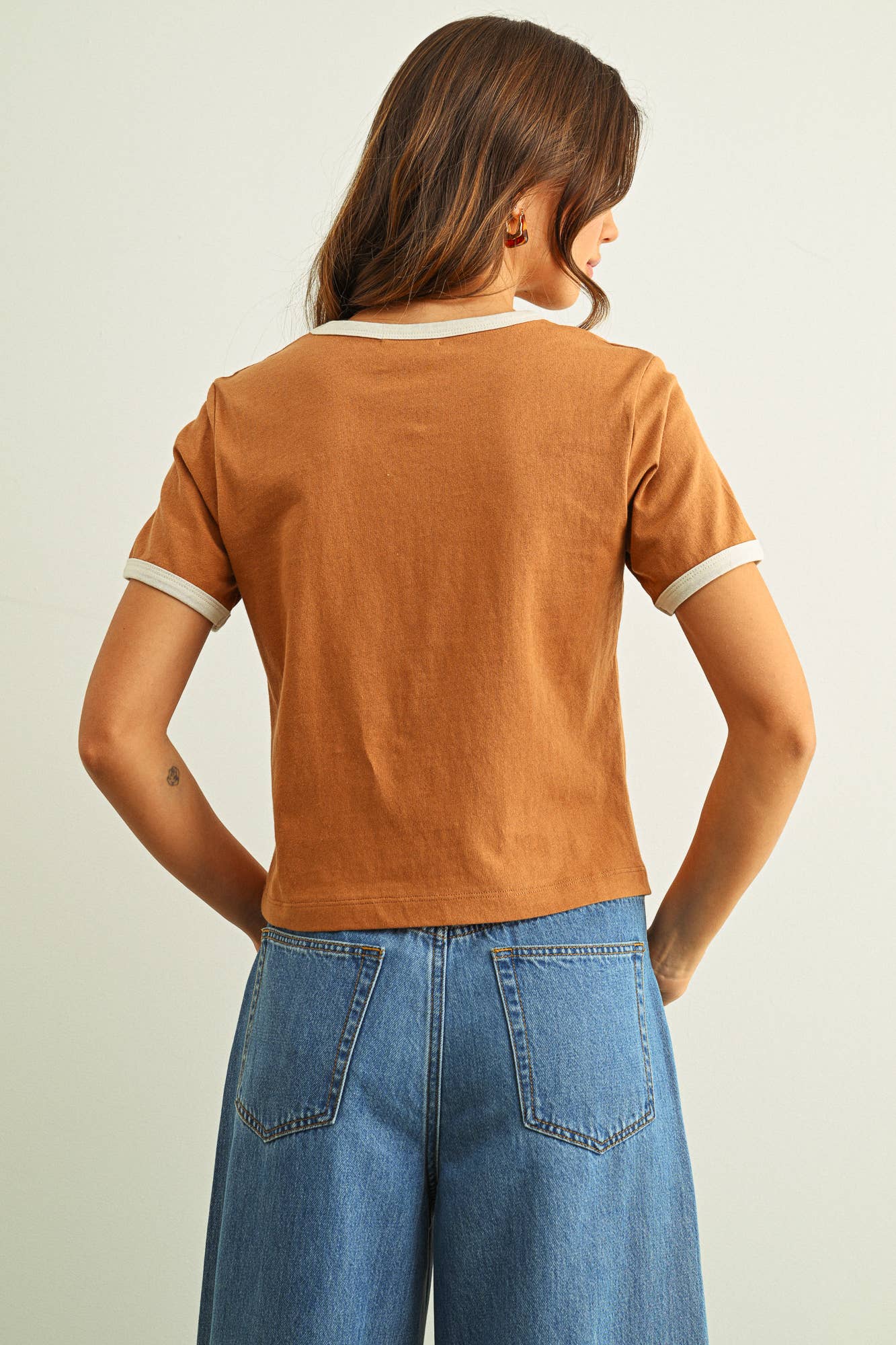 Short Sleeve Ringer Top