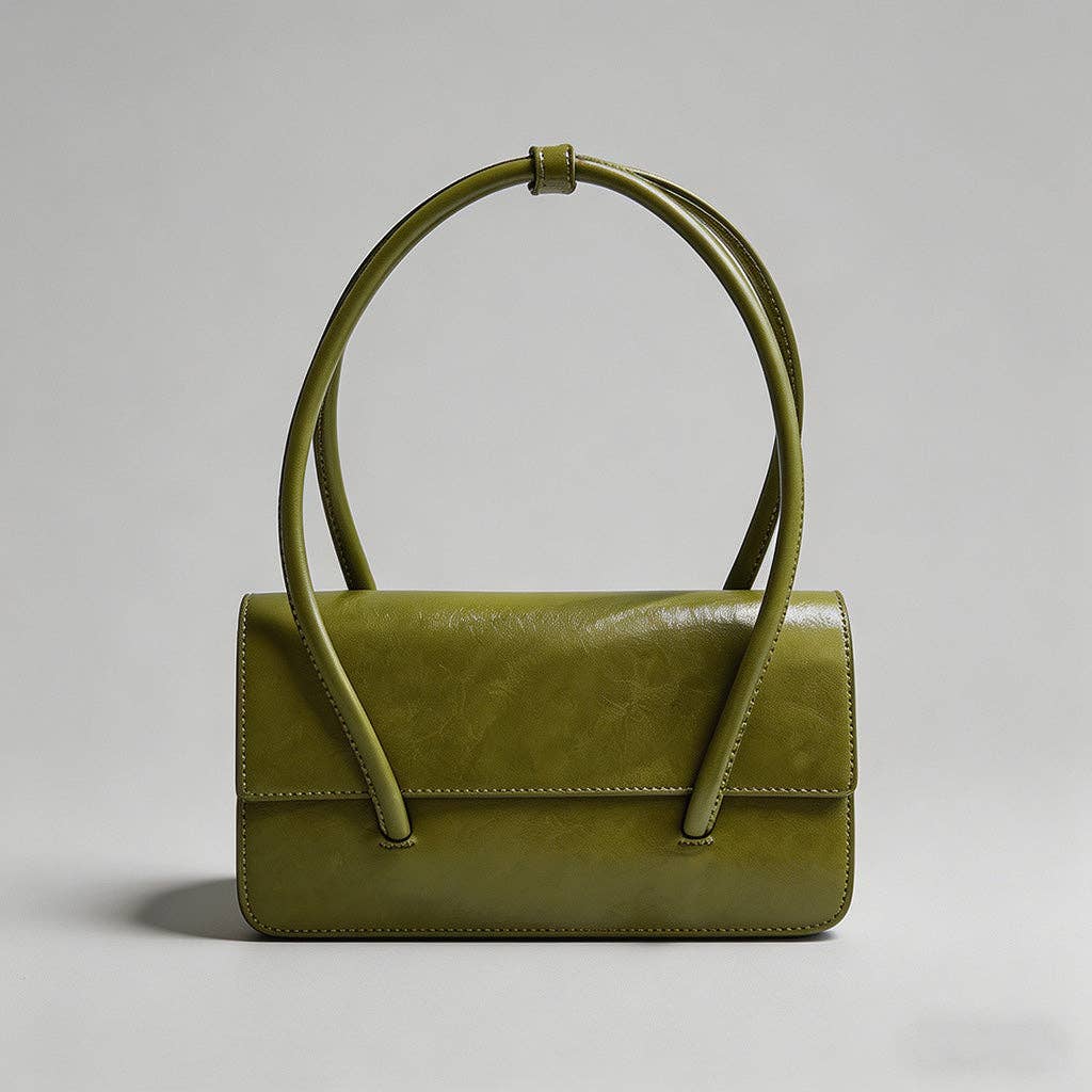 Sleek Structured Shoulder Bag
