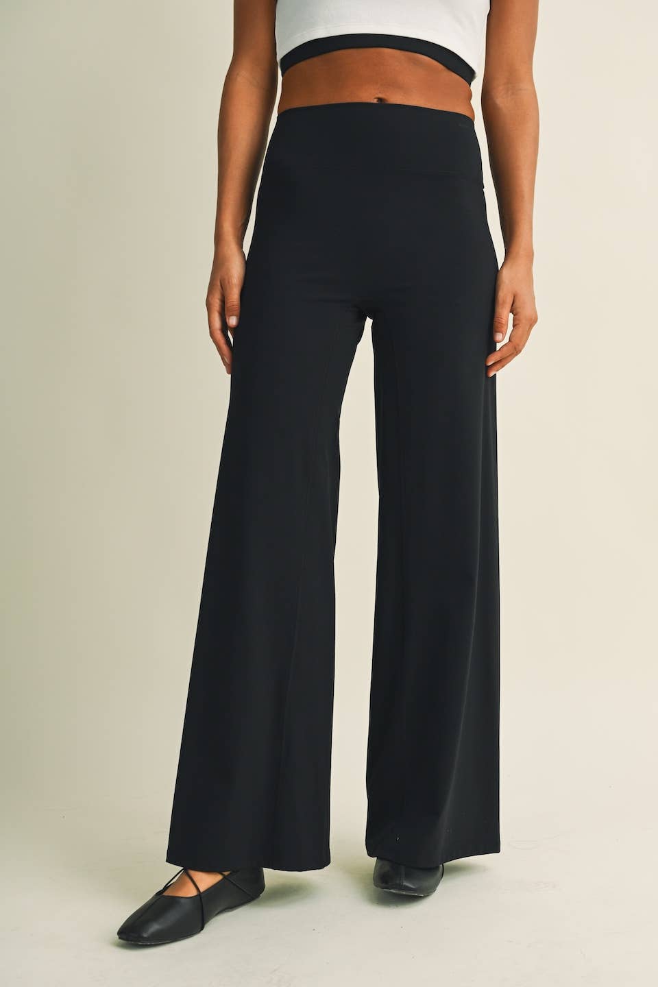 High Waist Wide Leg Pants