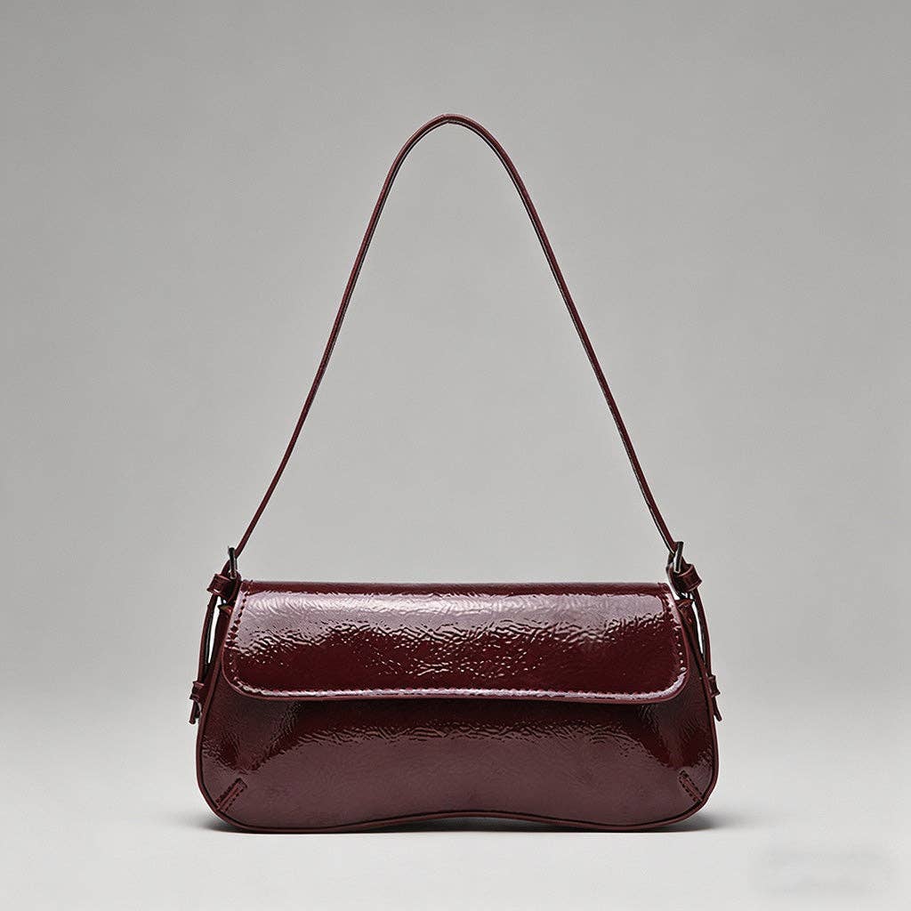 Patent Leather Shoulder Bag