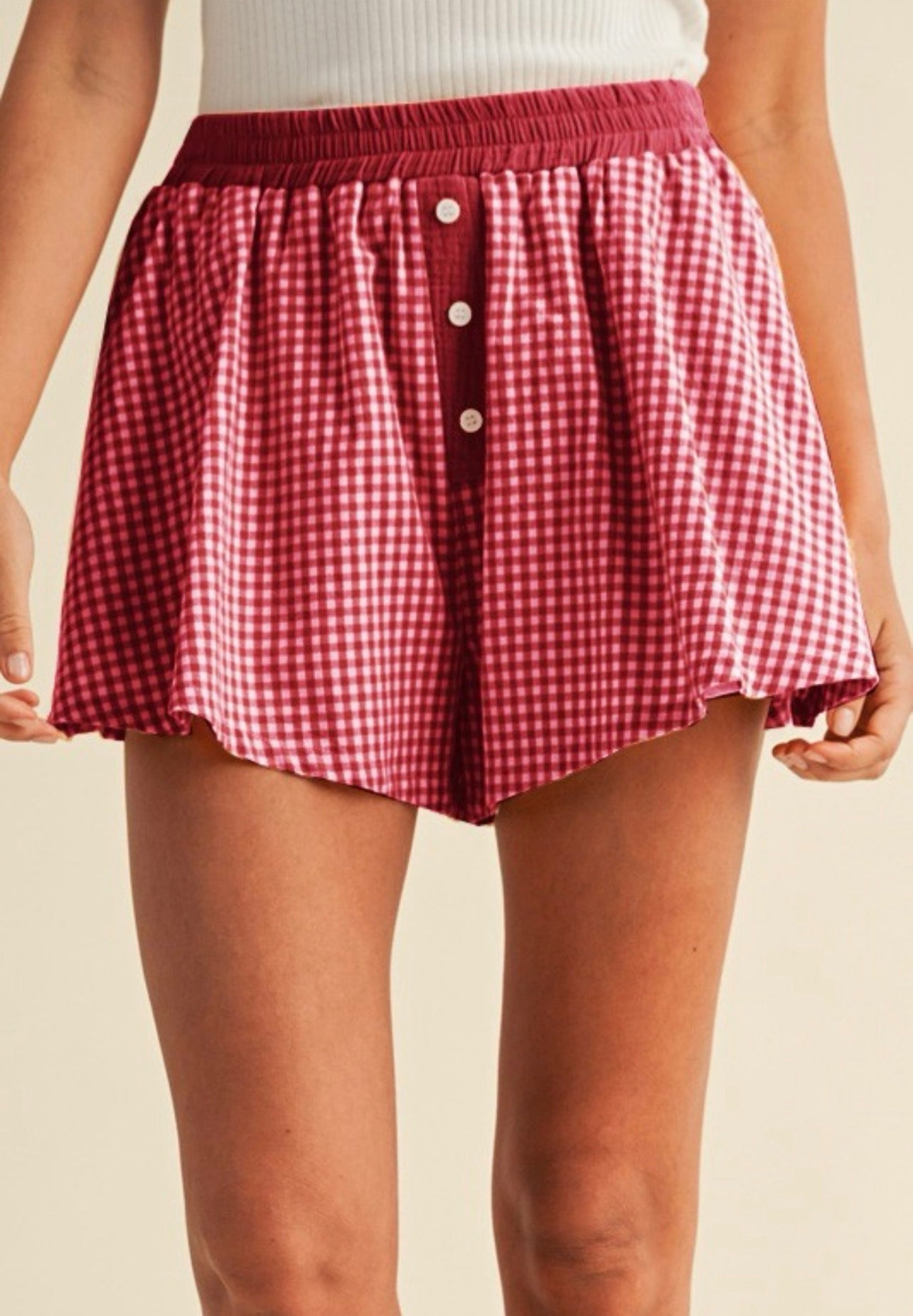 Game Day | Multi- Team Gingham Game Day Shorts