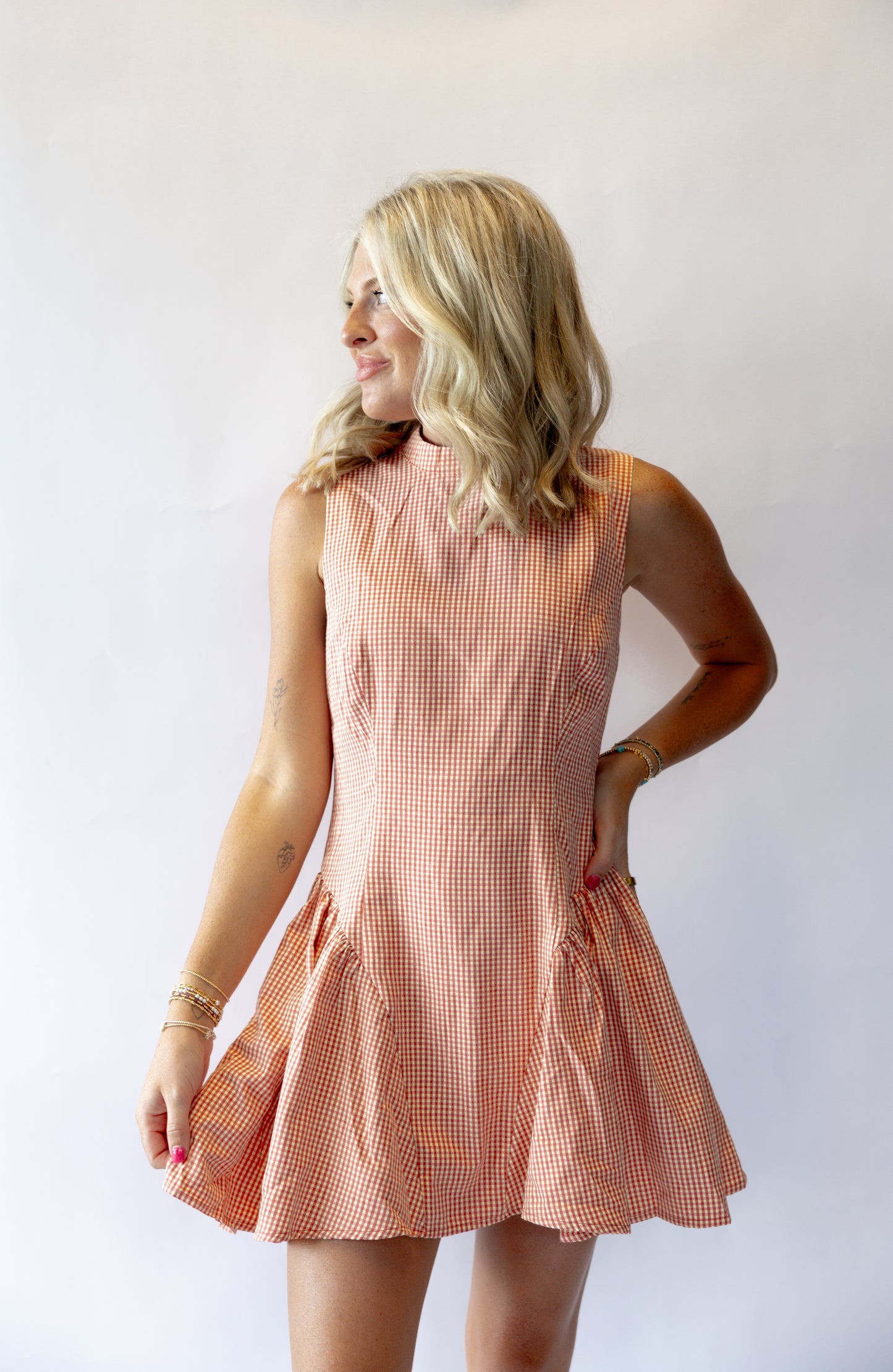 Terracotta Mini dress