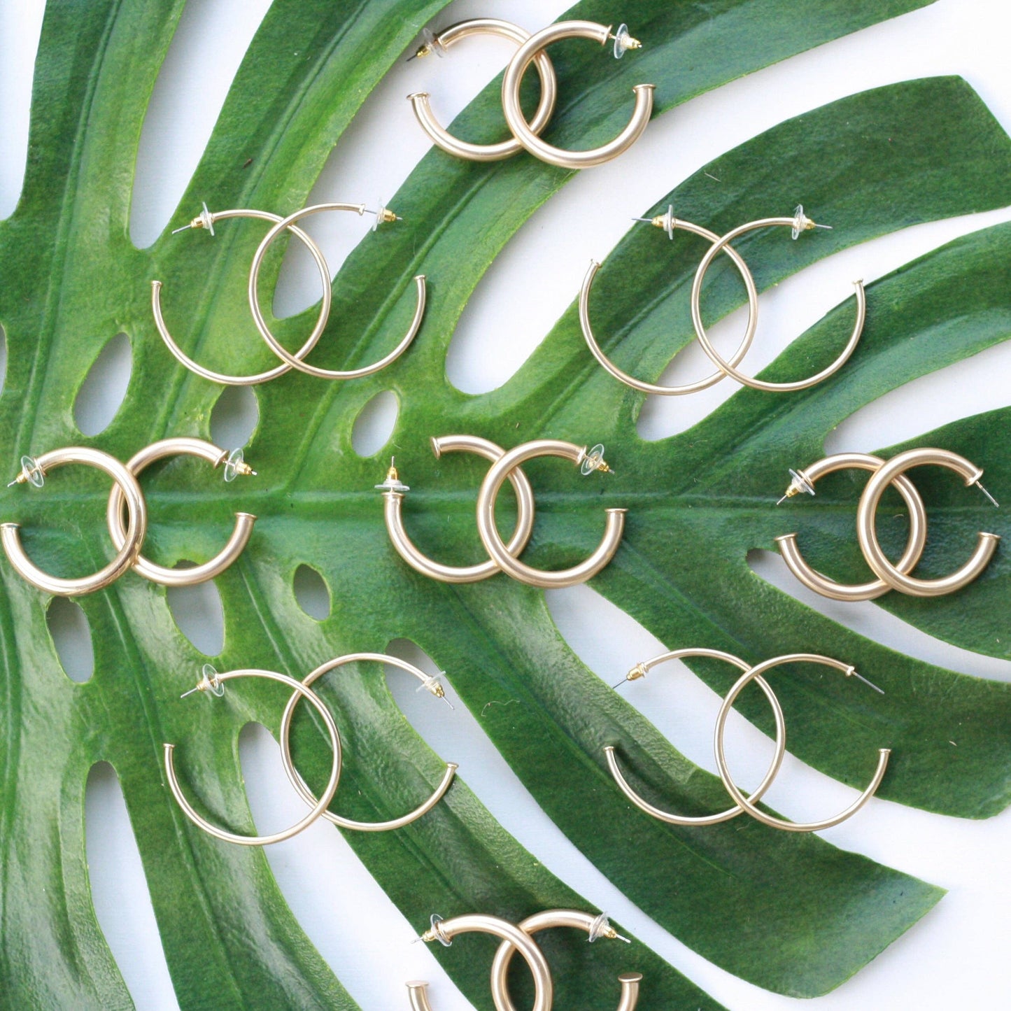 Everyday gold hoops