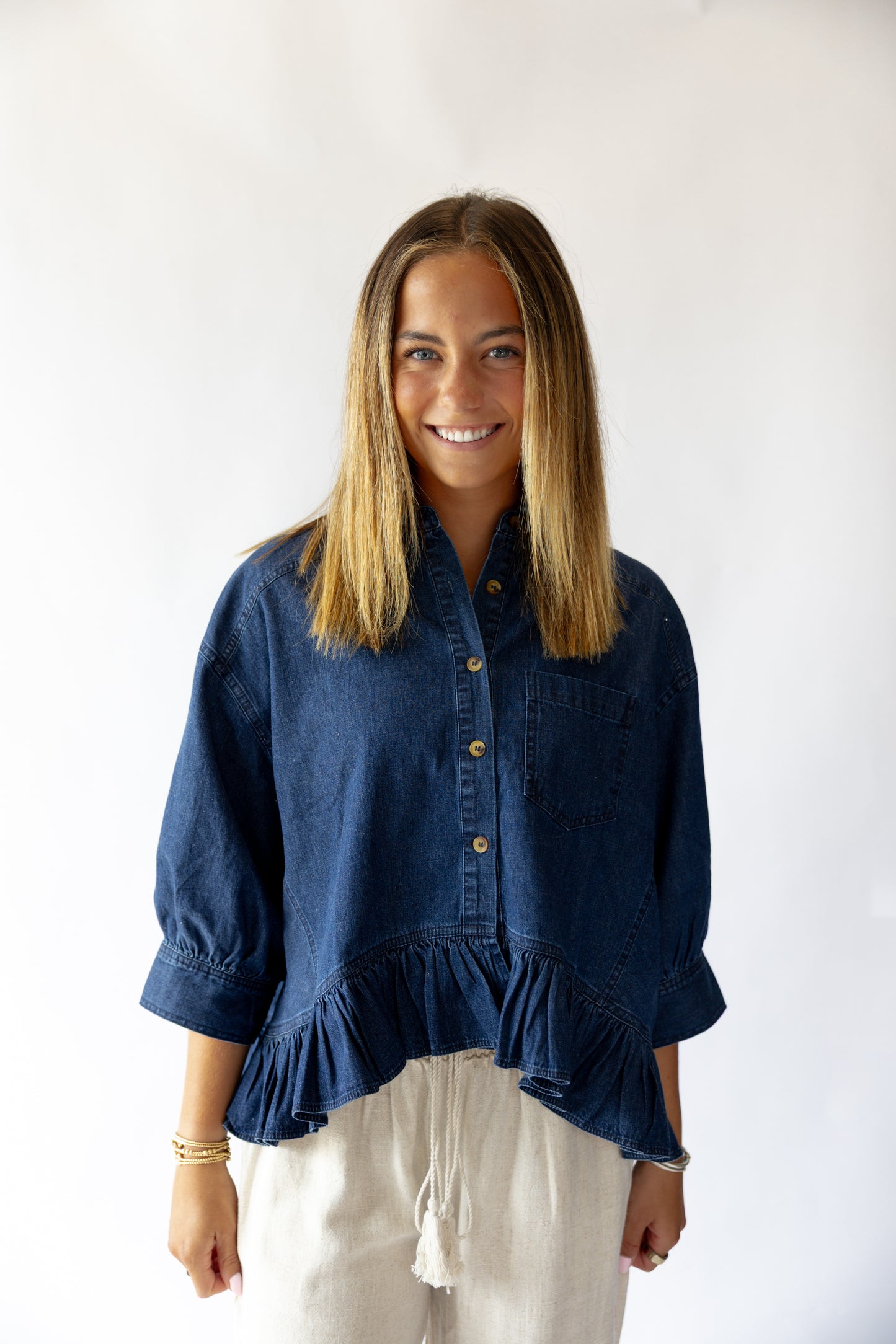 Denim Blouse