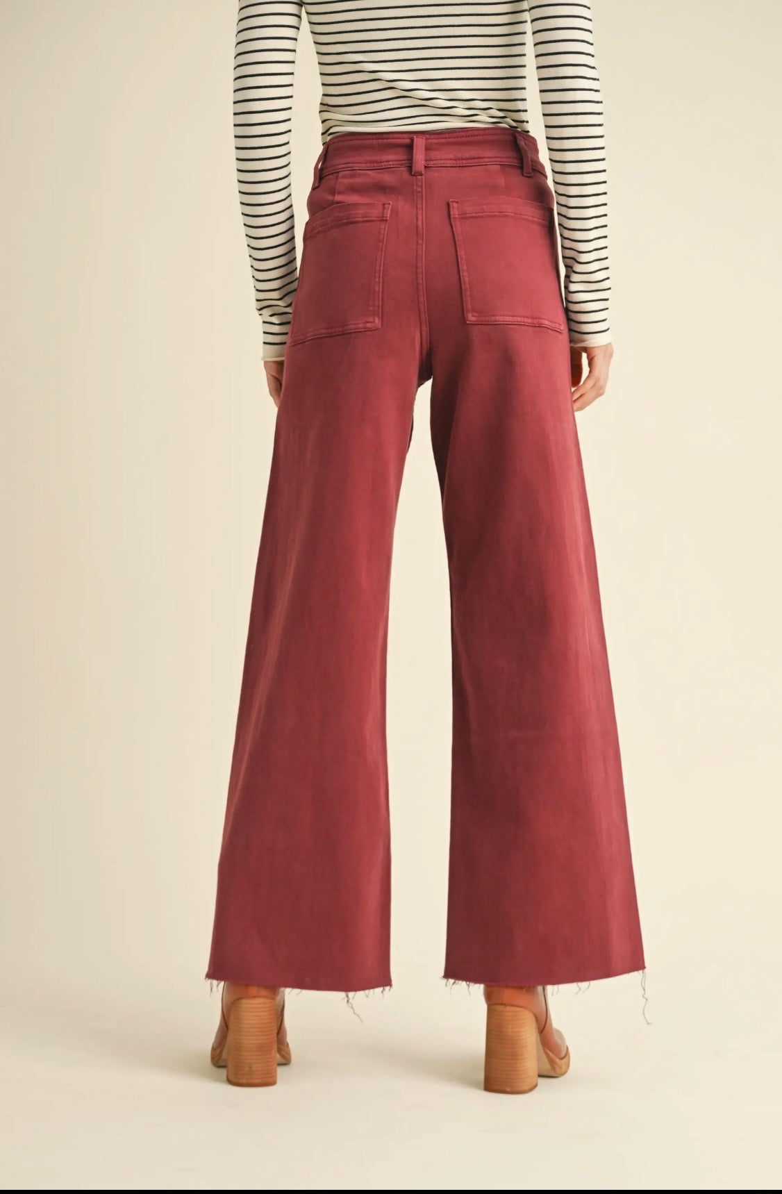 Straight Wide Leg Denim