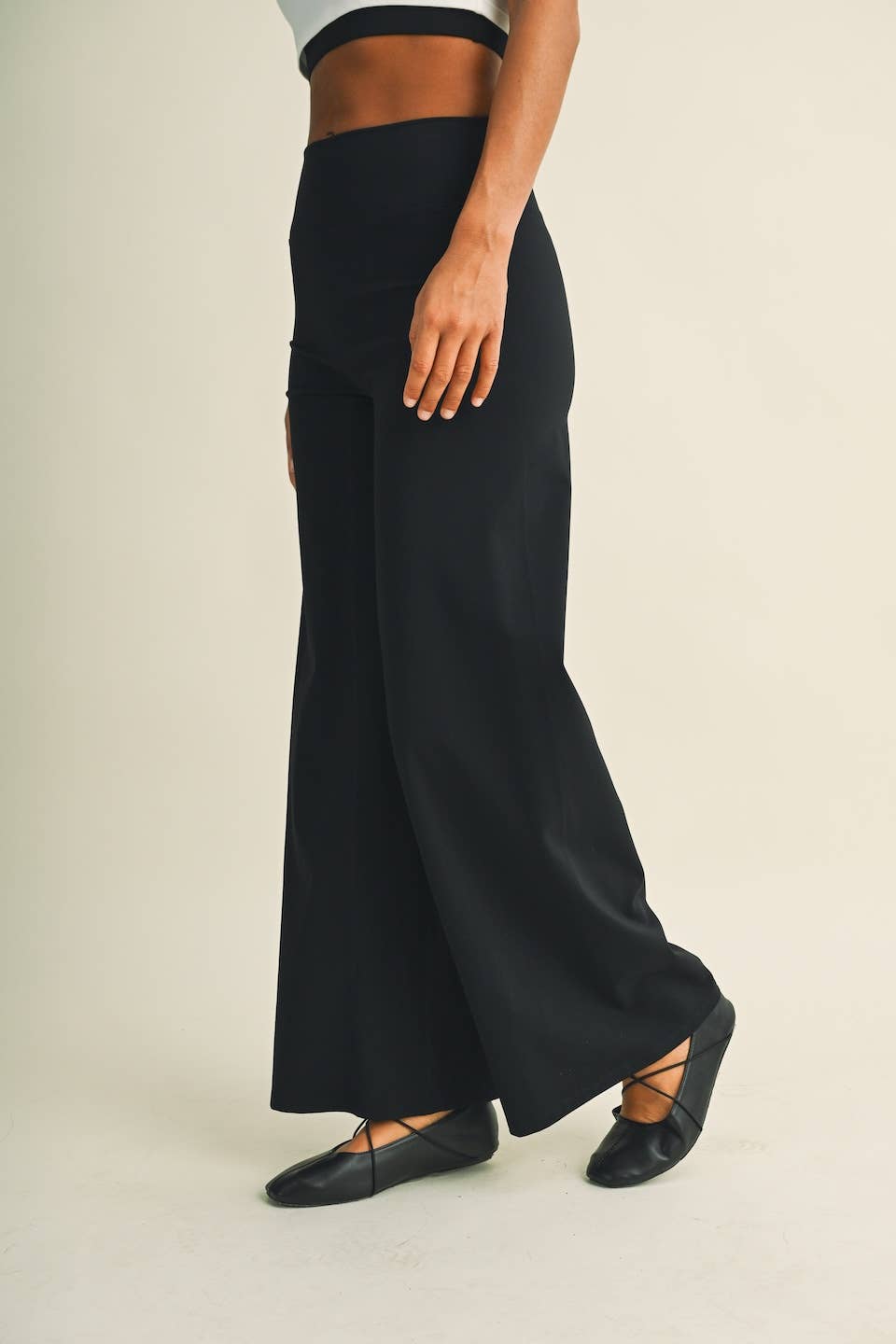 High Waist Wide Leg Pants