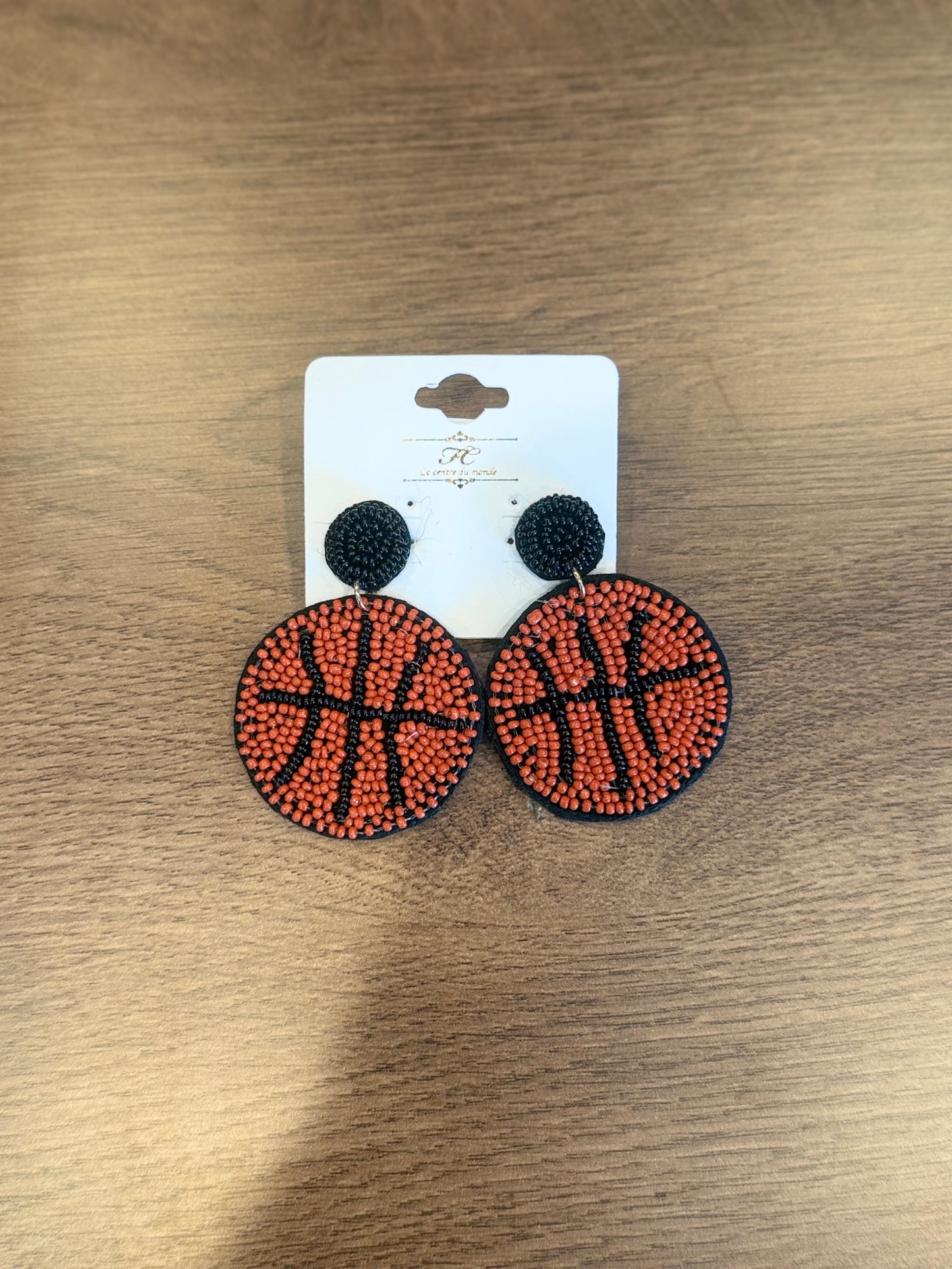 Basketball Earrings
