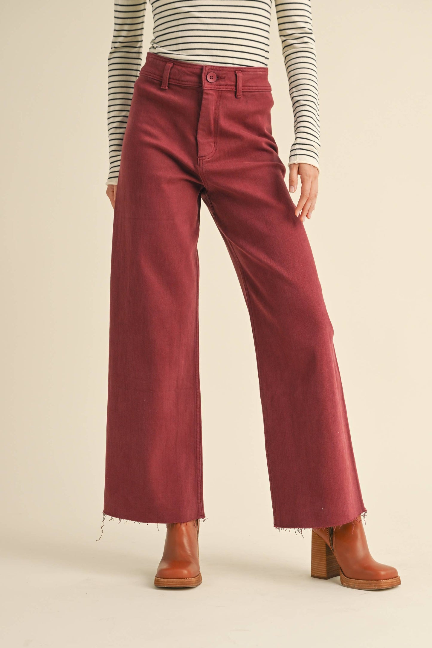 Straight Wide Leg Denim