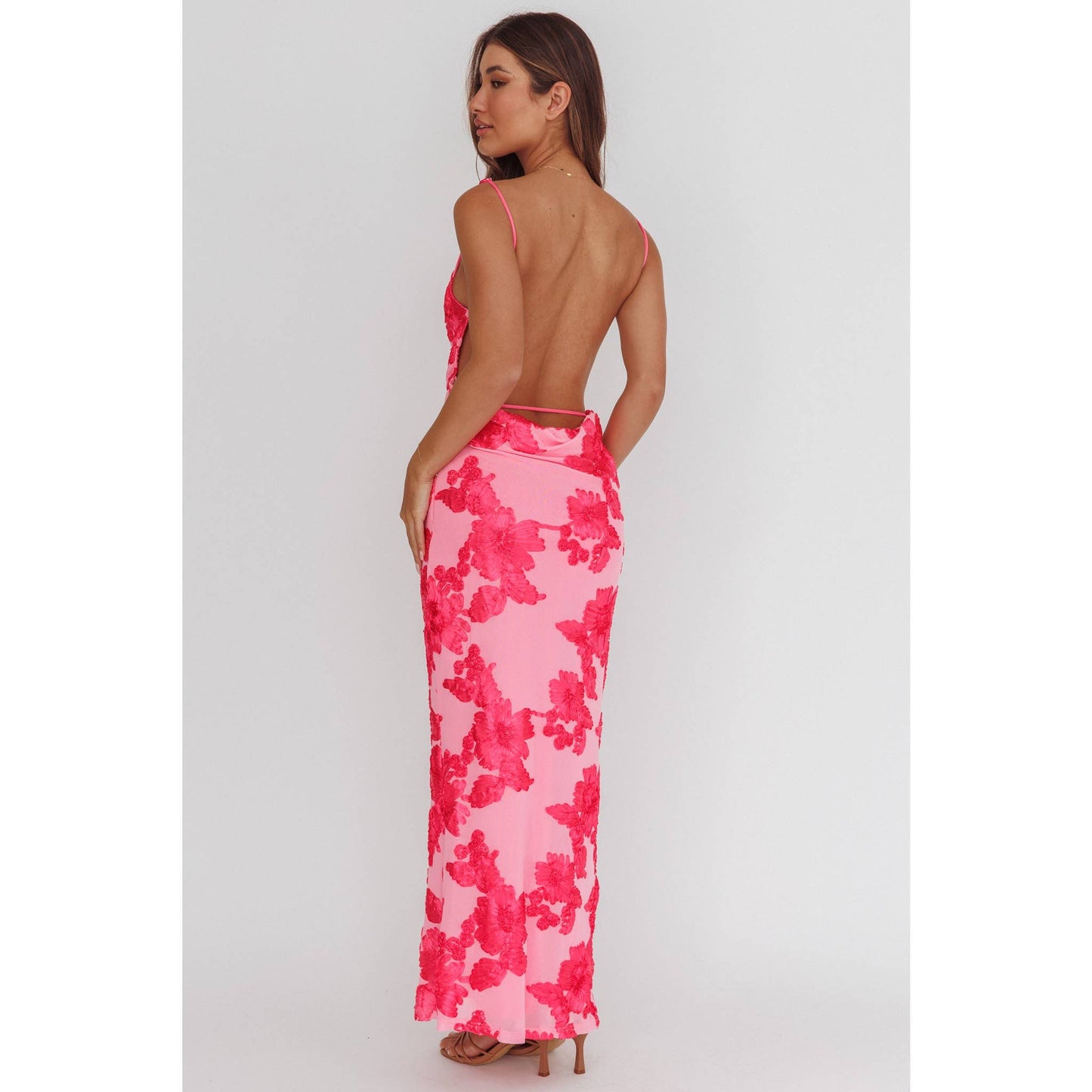 Vibrant Floral Maxi Dress