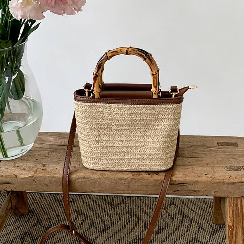 Woven Bucket Bag