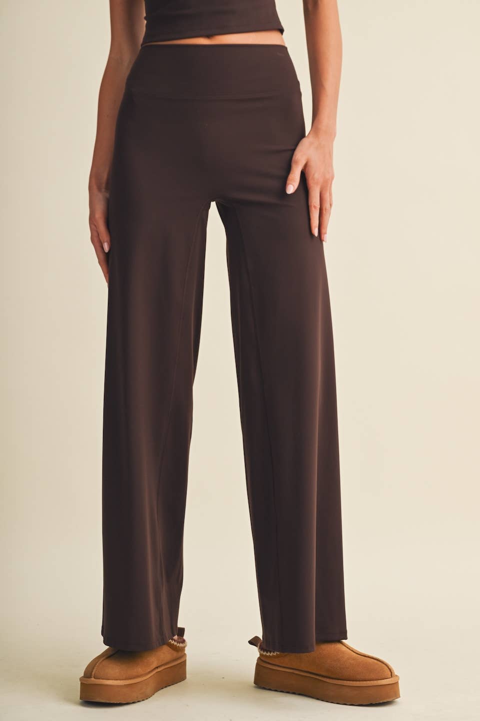 High Waist Wide Leg Pants