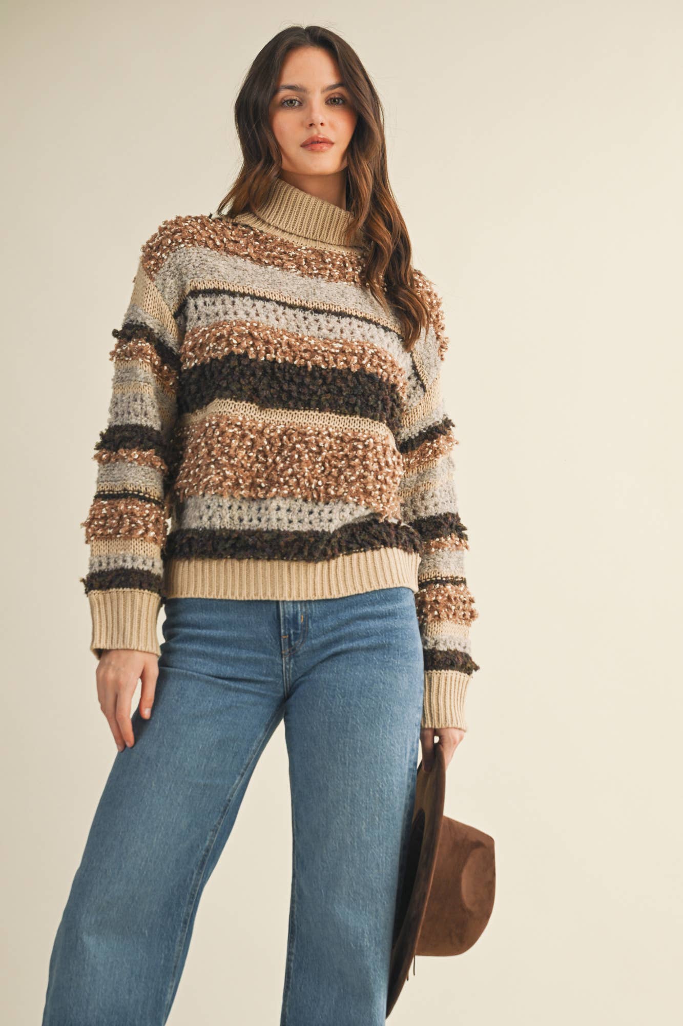 Turtleneck Sweater Top