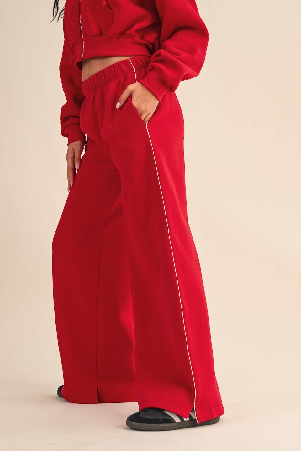 Core Cozy Fleece Wide Leg Sweatpants