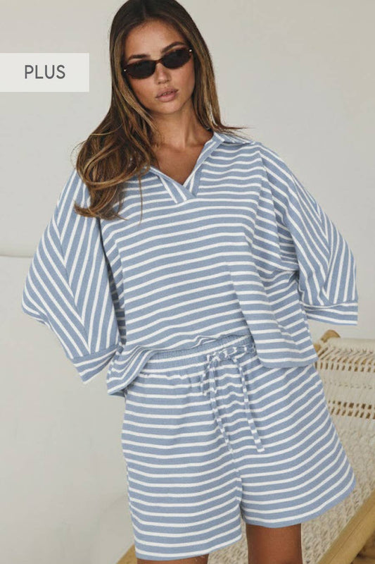 Plus Two-piece Set