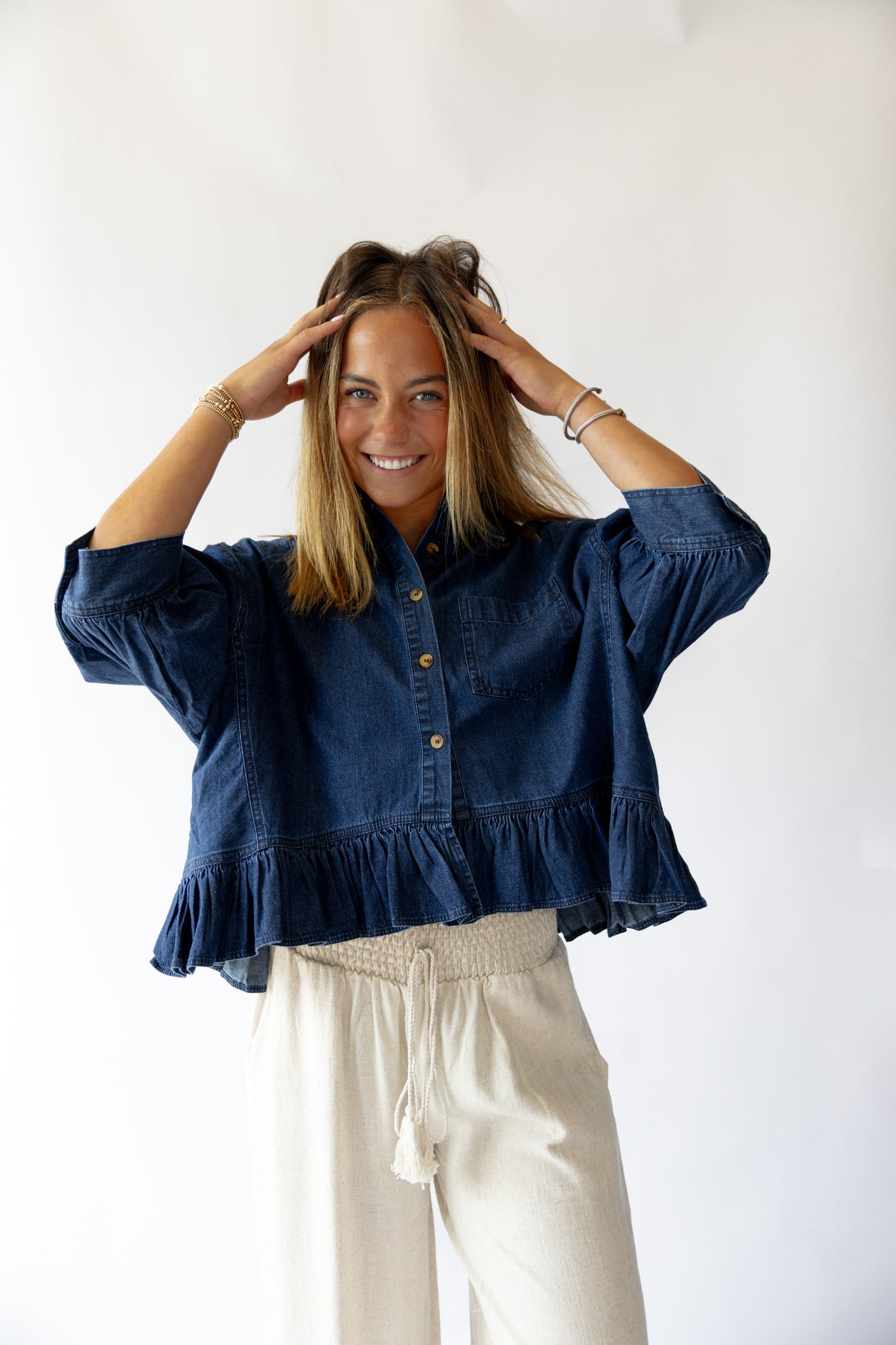 Denim Blouse