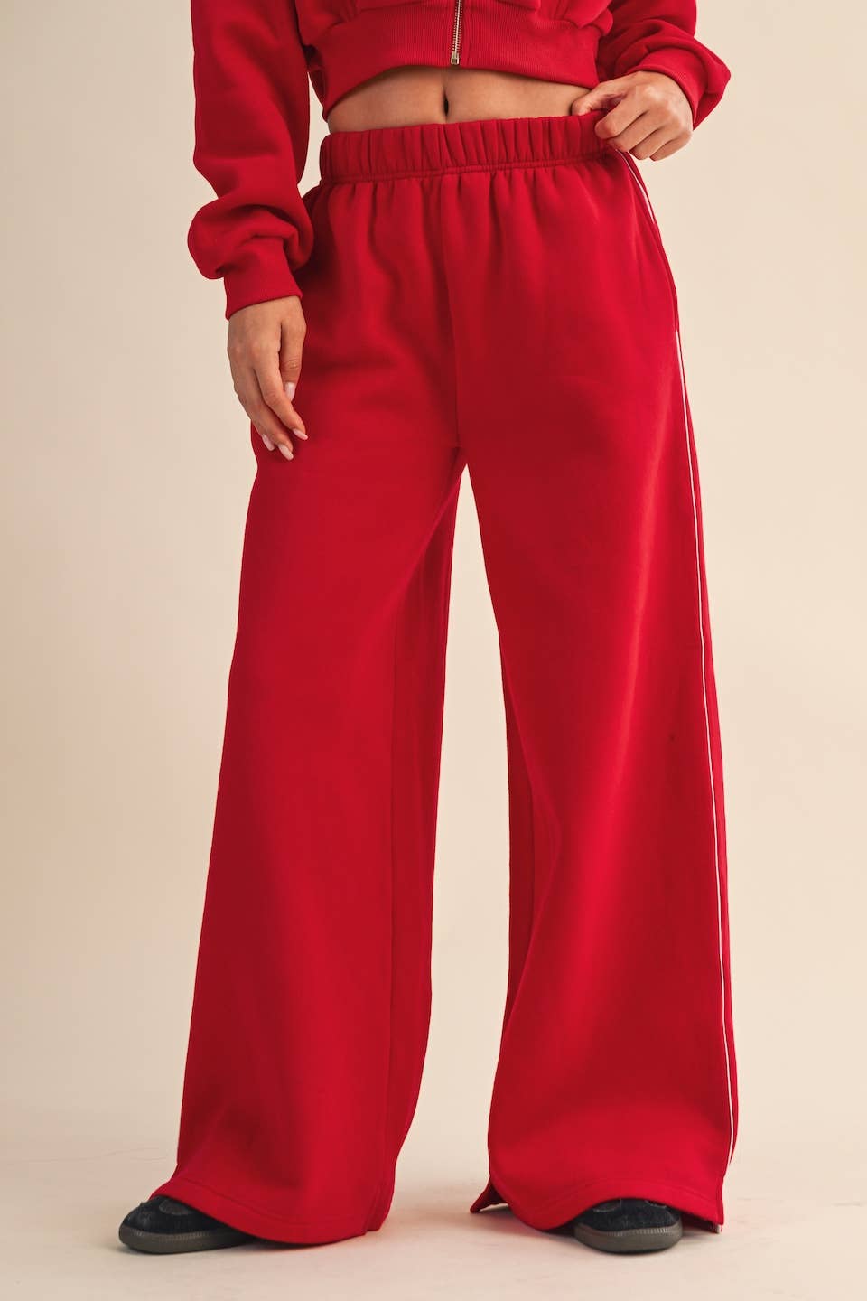 Core Cozy Fleece Wide Leg Sweatpants