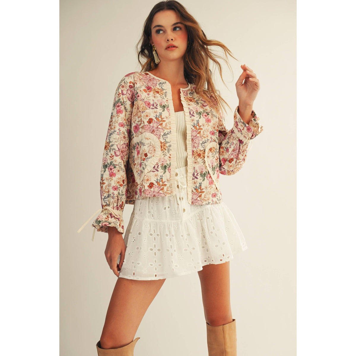 Heart Ruffled Jacket