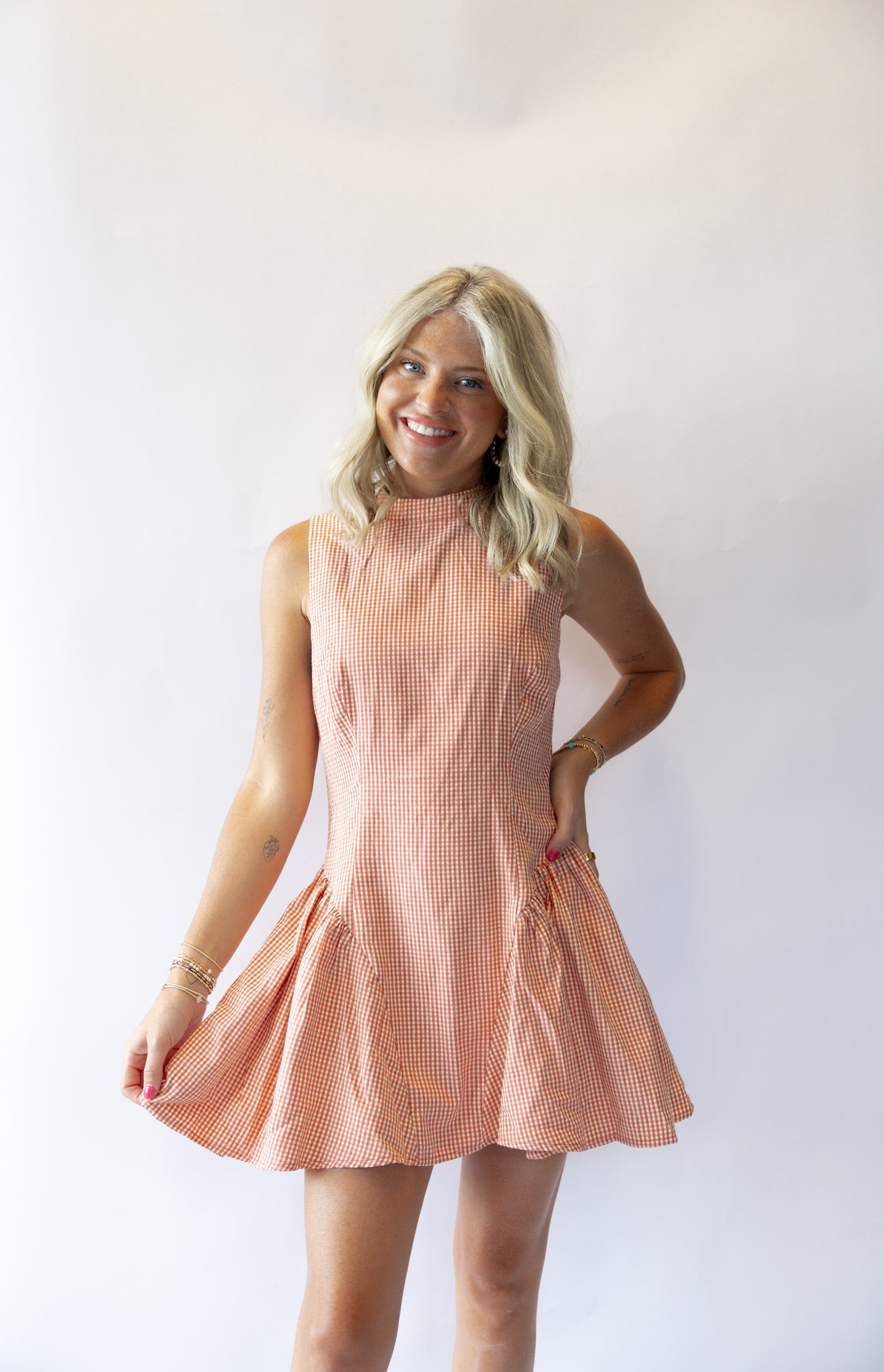 Terracotta Mini dress