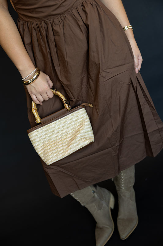 Woven Bucket Bag