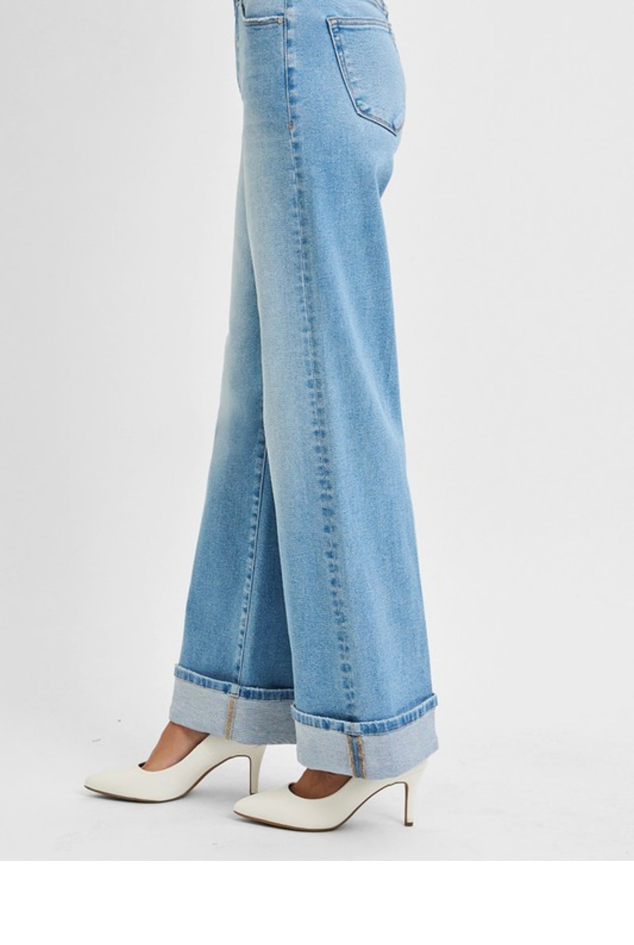 Risen High Rise Long Cuffed