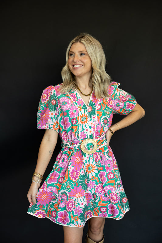 Floral Pattern Dress