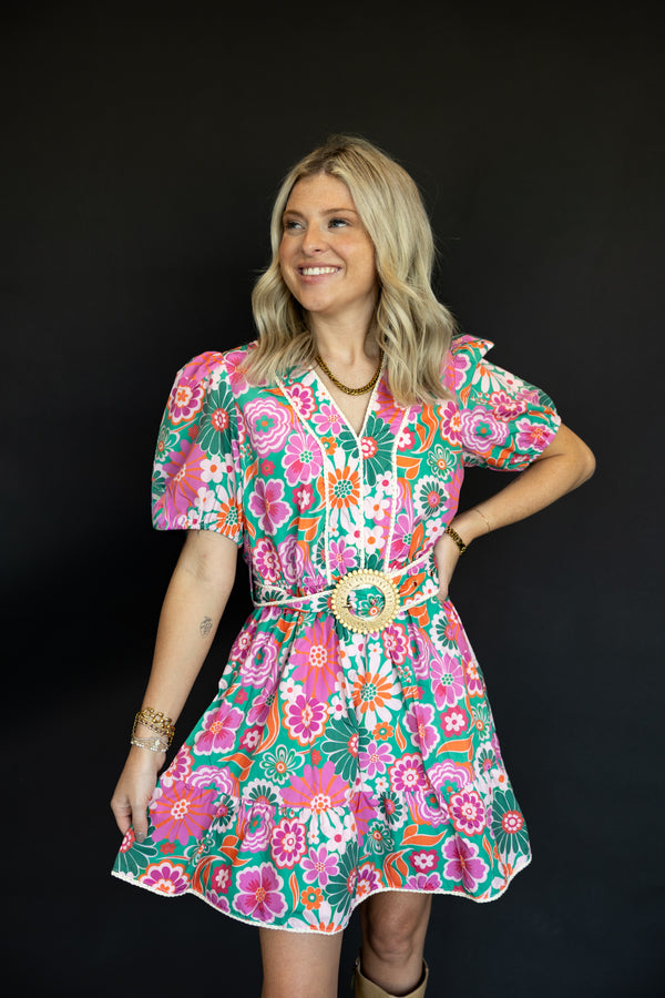 Floral Pattern Dress