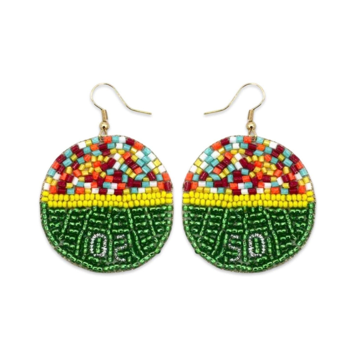 Sport 50 Yard Football Earrings