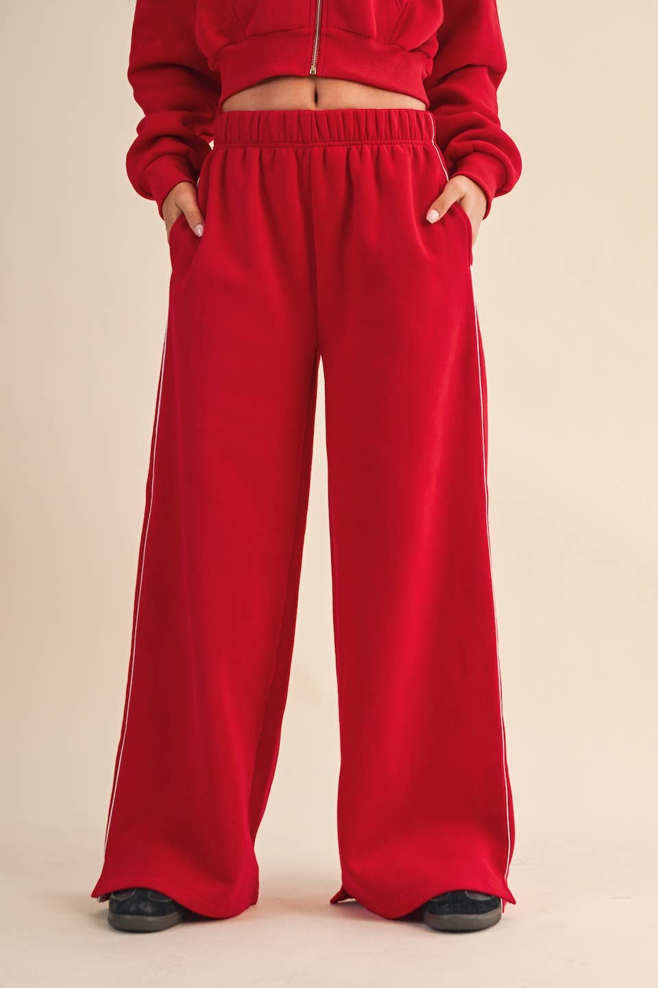 Core Cozy Fleece Wide Leg Sweatpants