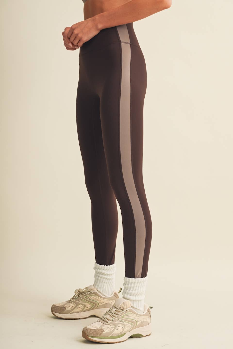 Side Contrast Block Legging