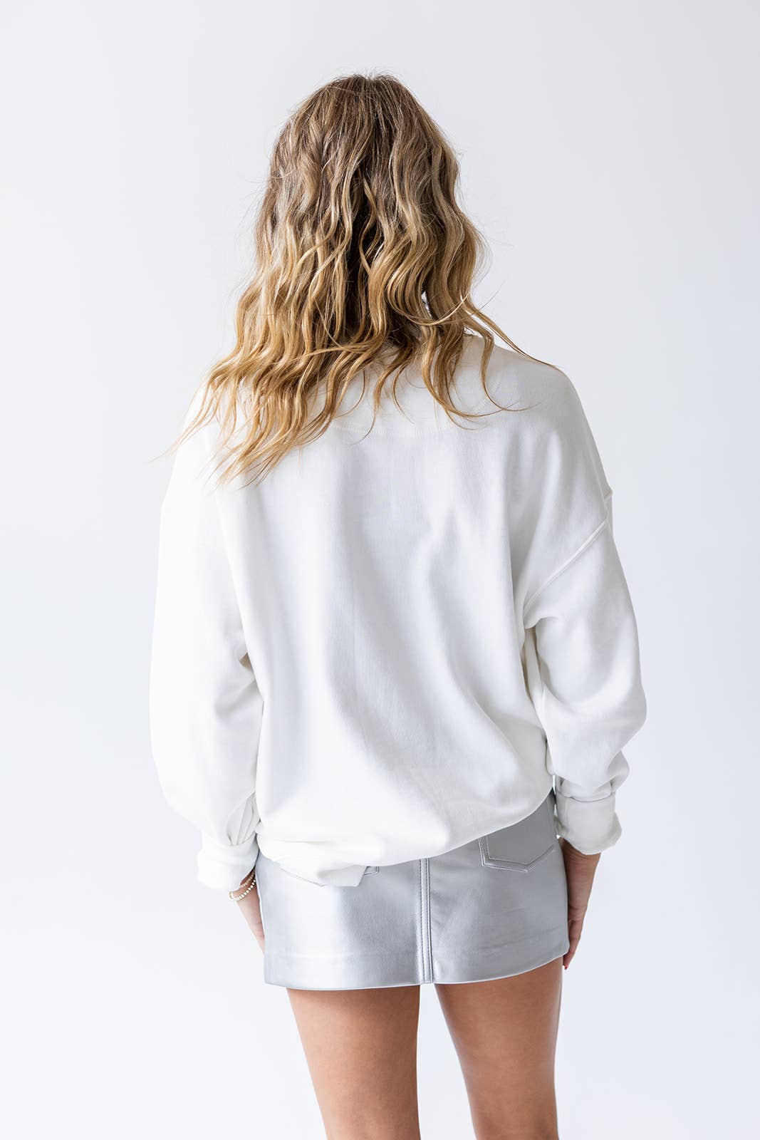 North Carolina | Layer Patch Lantern Sleeve Crew Sweatshirt
