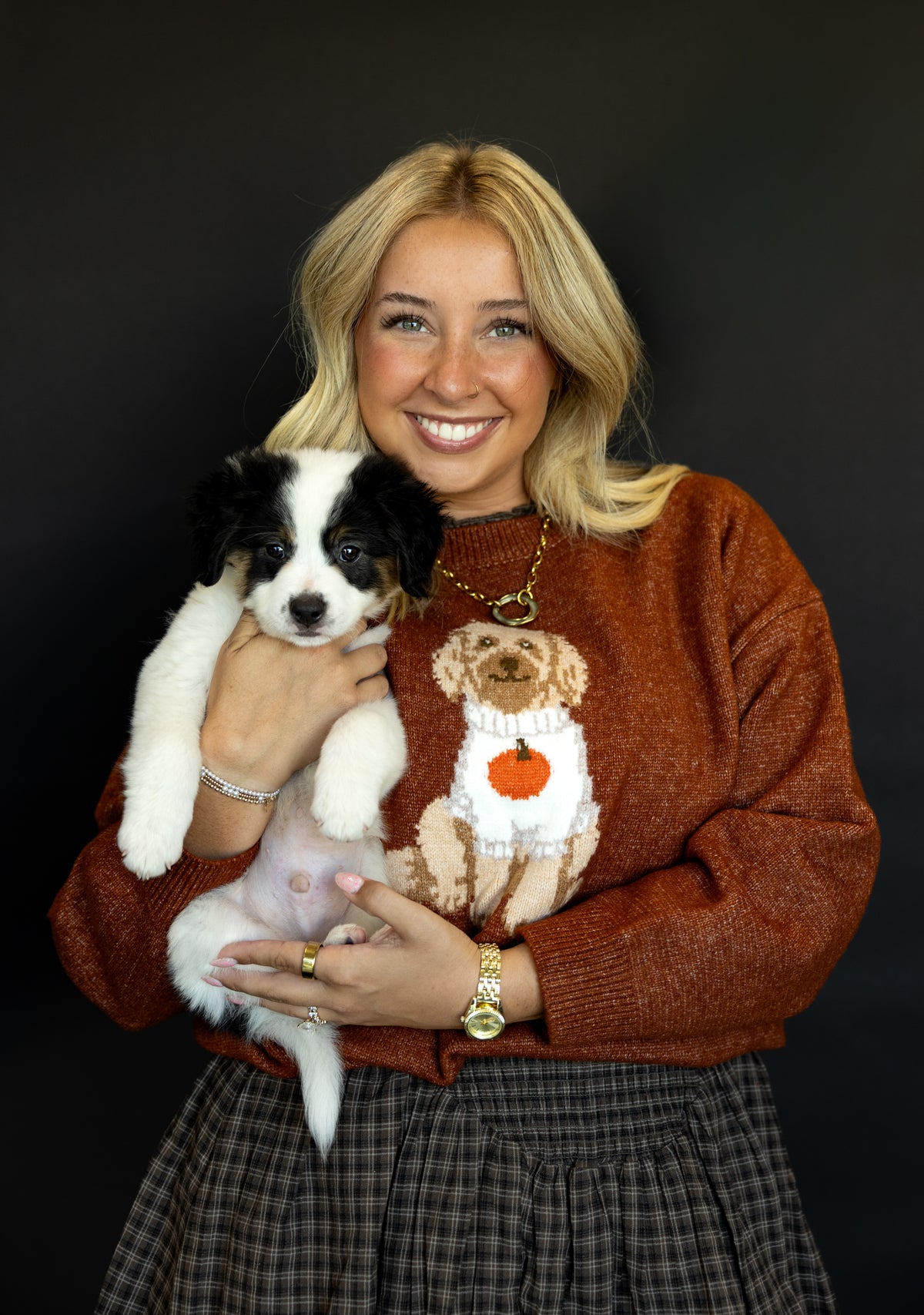 Fall Golden Doodle Sweater
