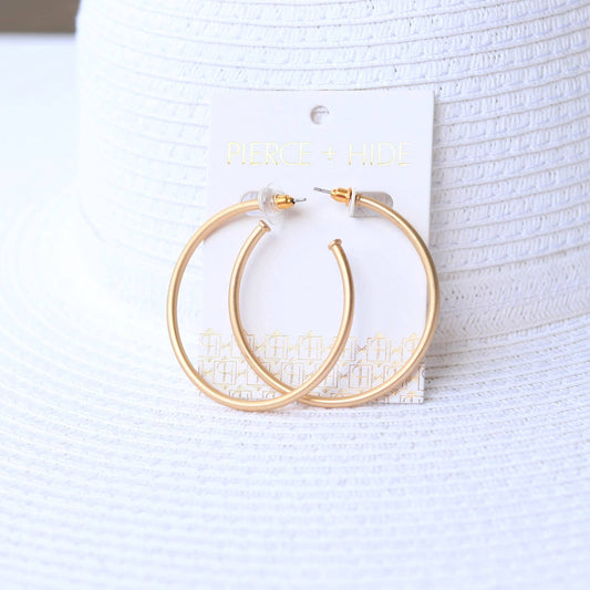 Everyday gold hoops