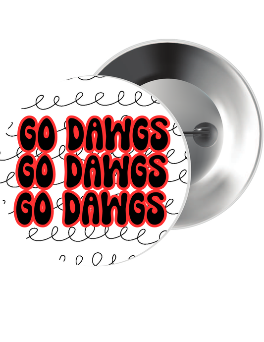 Georgia | Go Dawgs Button Pin