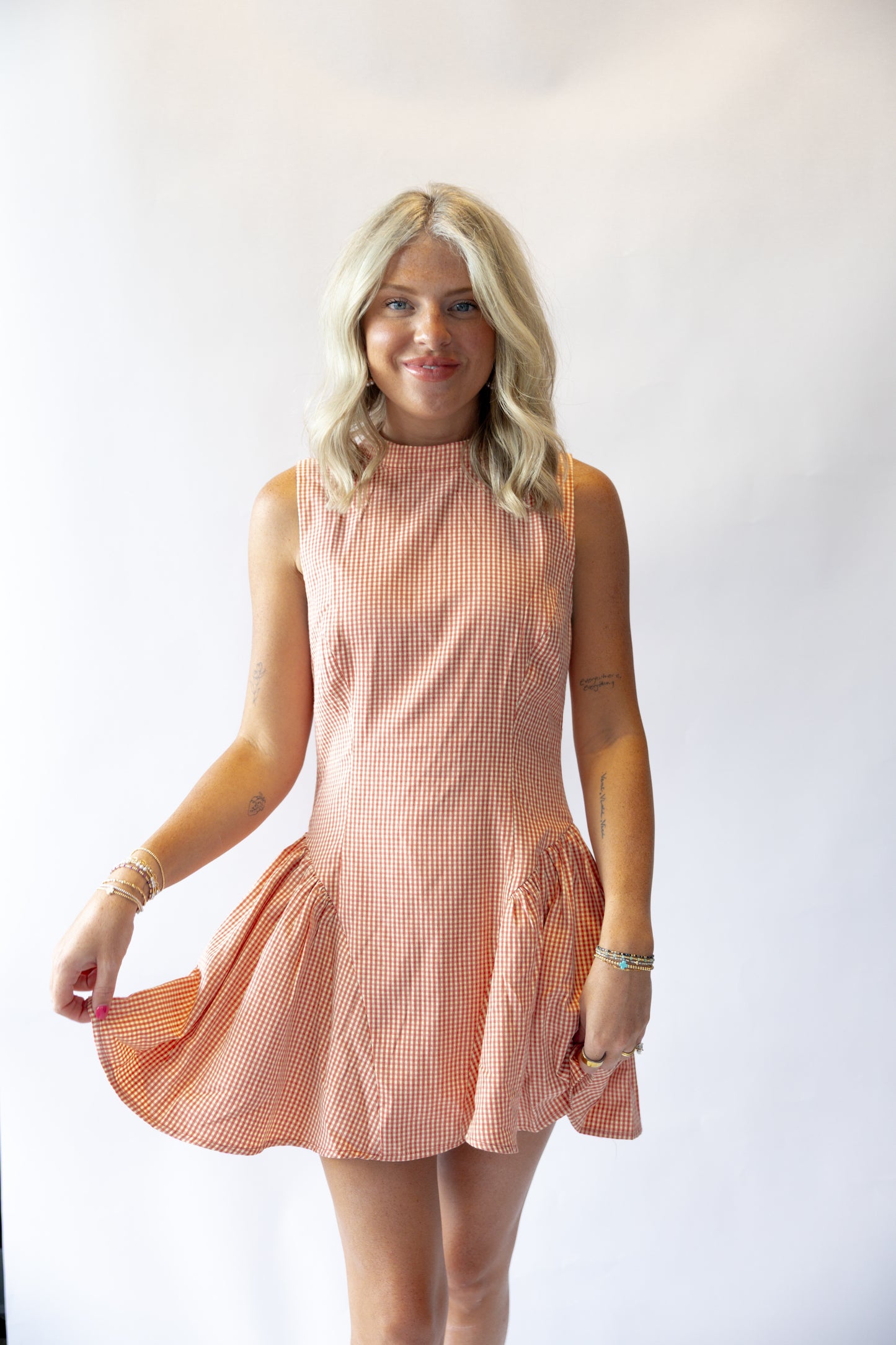 Terracotta Mini dress