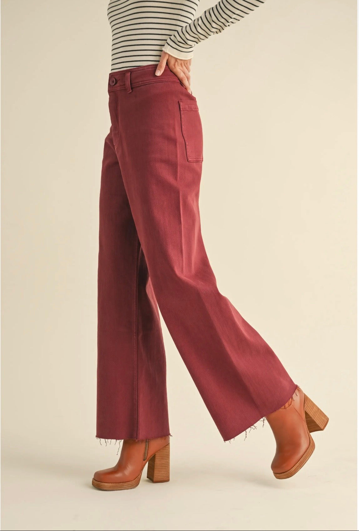 Straight Wide Leg Denim