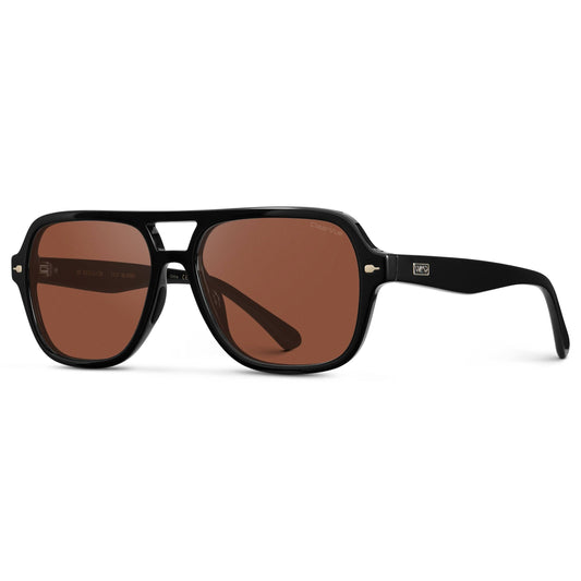 Rally - Women's Double Bridge Aviator Sport Sunglasses