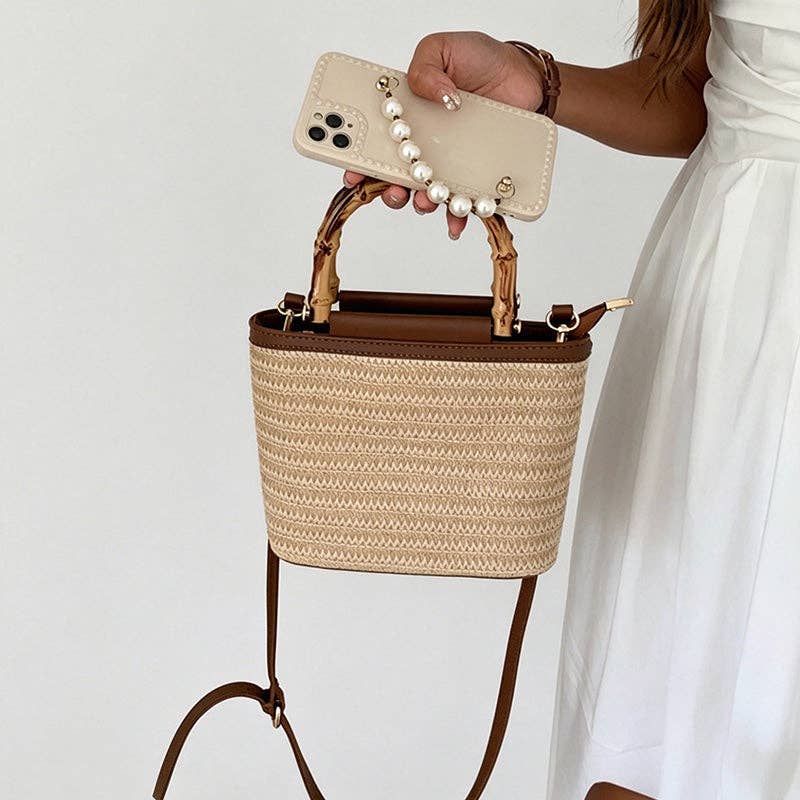 Woven Bucket Bag